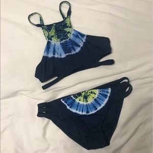Lucky Brand Blue/Green Bikini